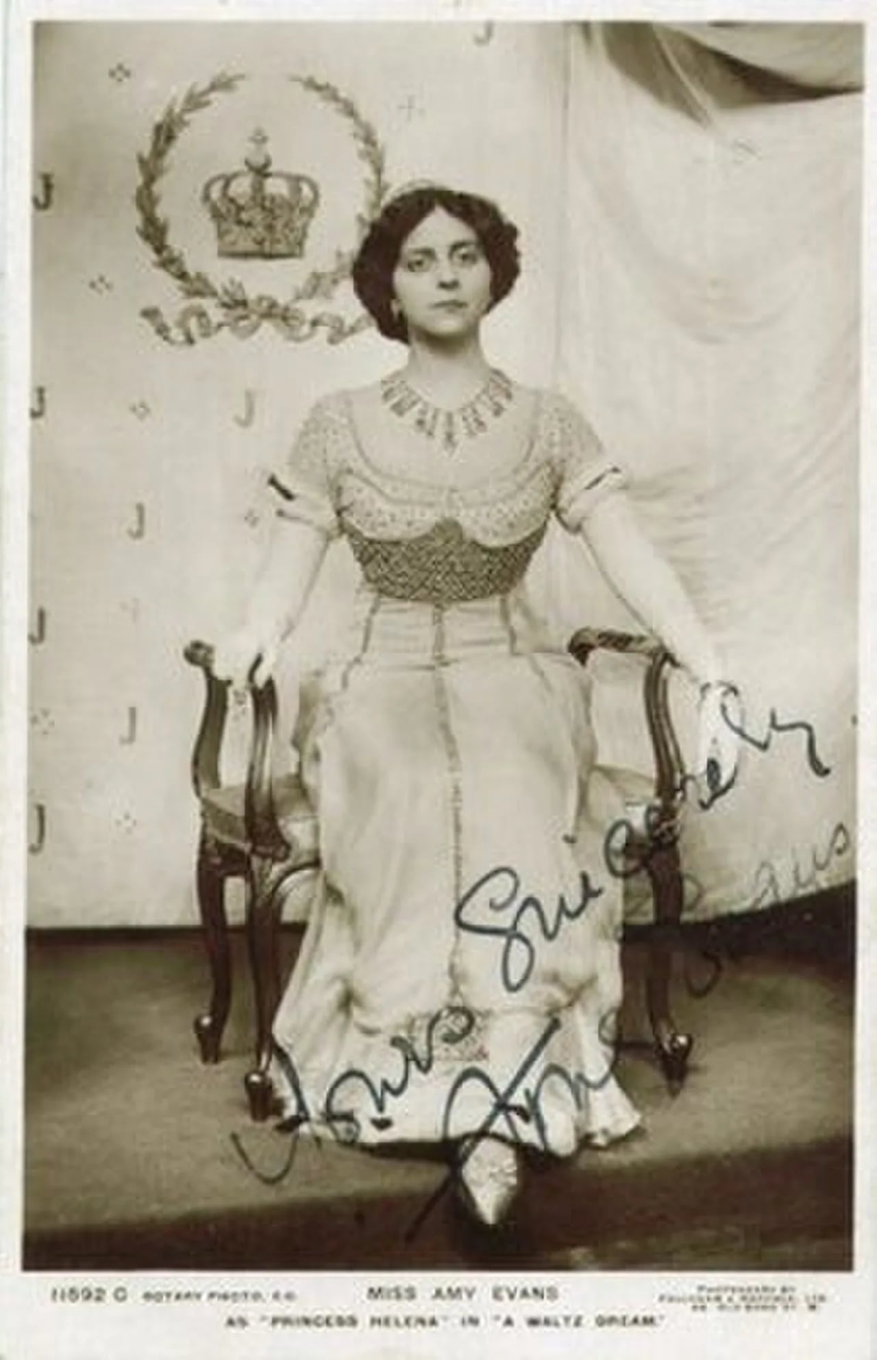 Porträt von Amy Evans (1884–1983) – Gedenkseite