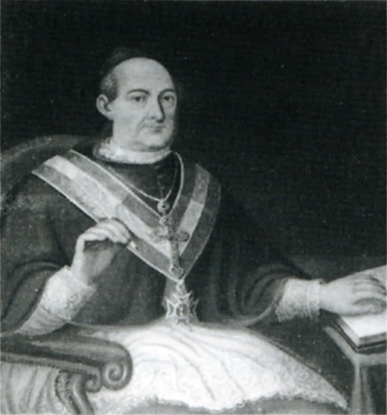 Porträt von Francisco Alejandro Bocanegra Jivaja (1709–1782) – Gedenkseite