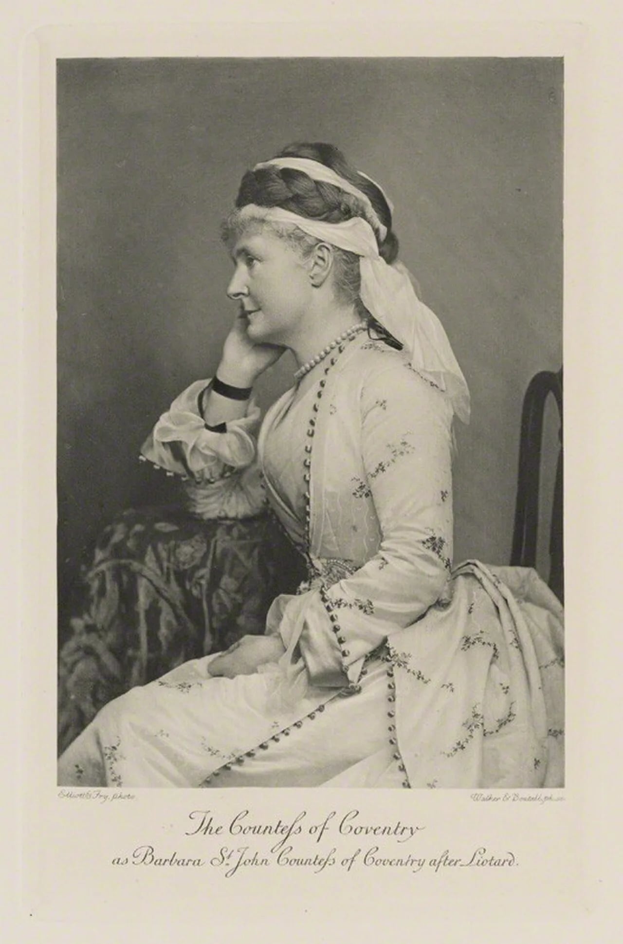 Porträt von Blanche Coventry, Condessa de Coventry (1842–1930) – Gedenkseite