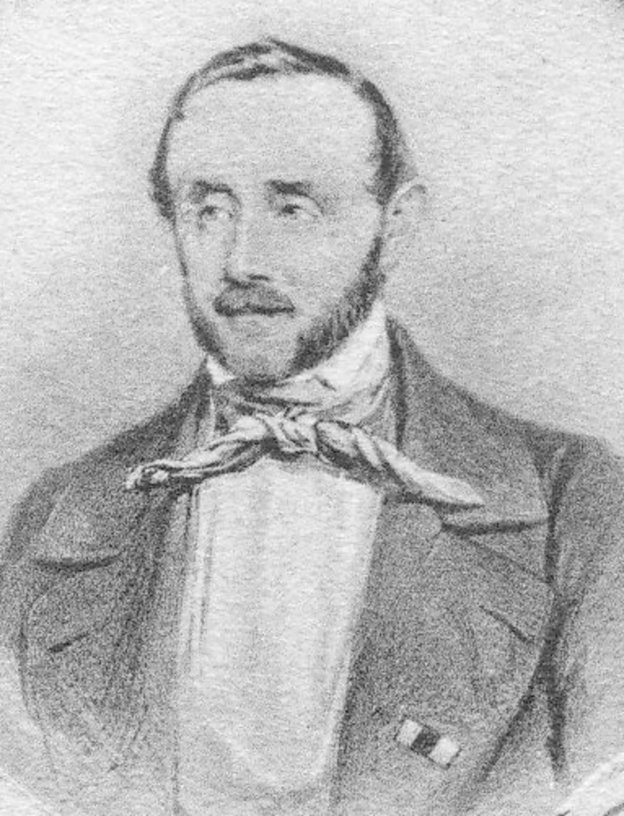 Porträt von Karl Friedrich Theodor von Flotow (1791–1871) – Gedenkseite