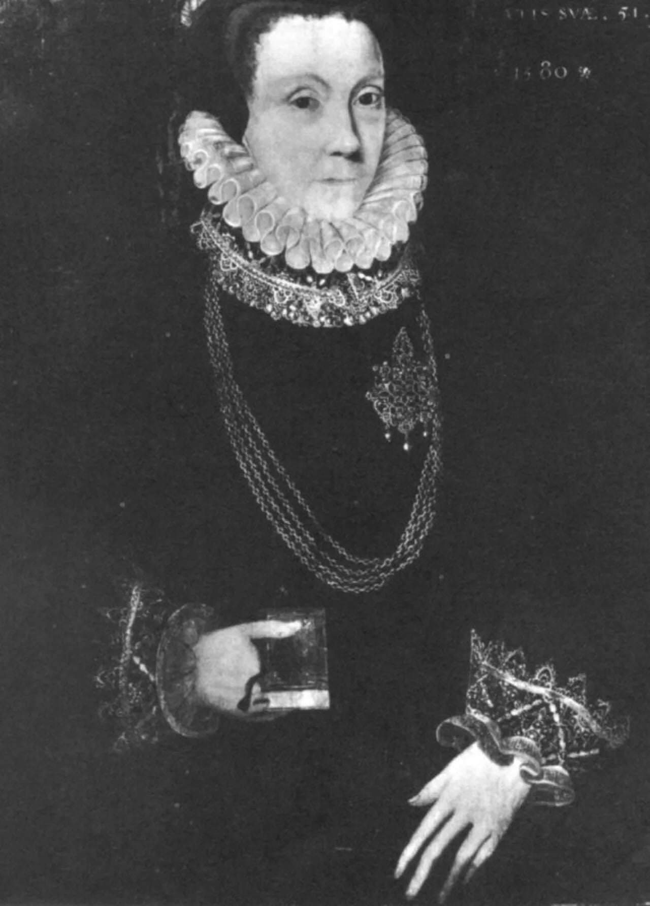 Porträt von Anne Cooke Bacon (1528–1610) – Gedenkseite