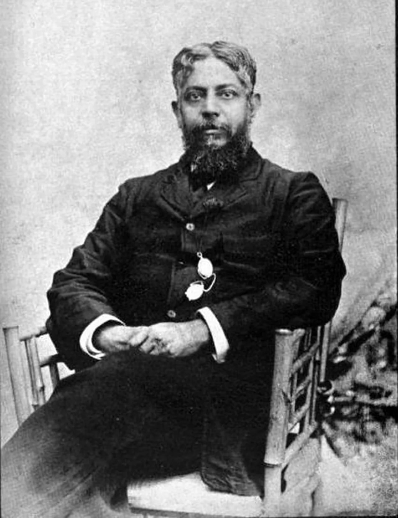 Porträt von Anandamohan Bose (1847–1906) – Gedenkseite