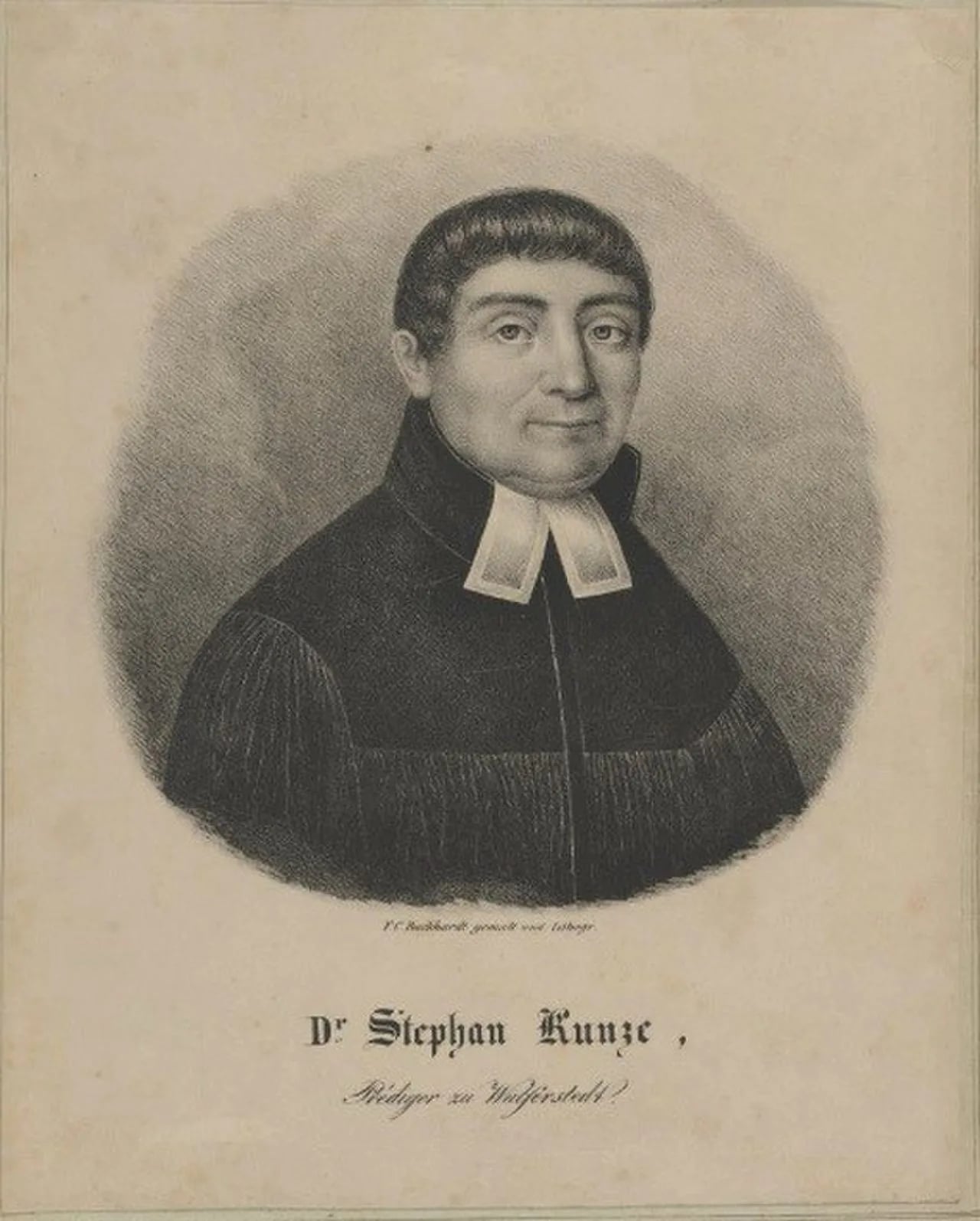 Porträt von Stephan Kunze (1772–1851) – Gedenkseite