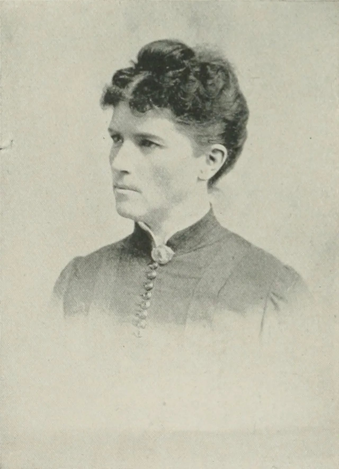 Portrait of Sarah Newcomb Merrick (1844–1922) – memorial page