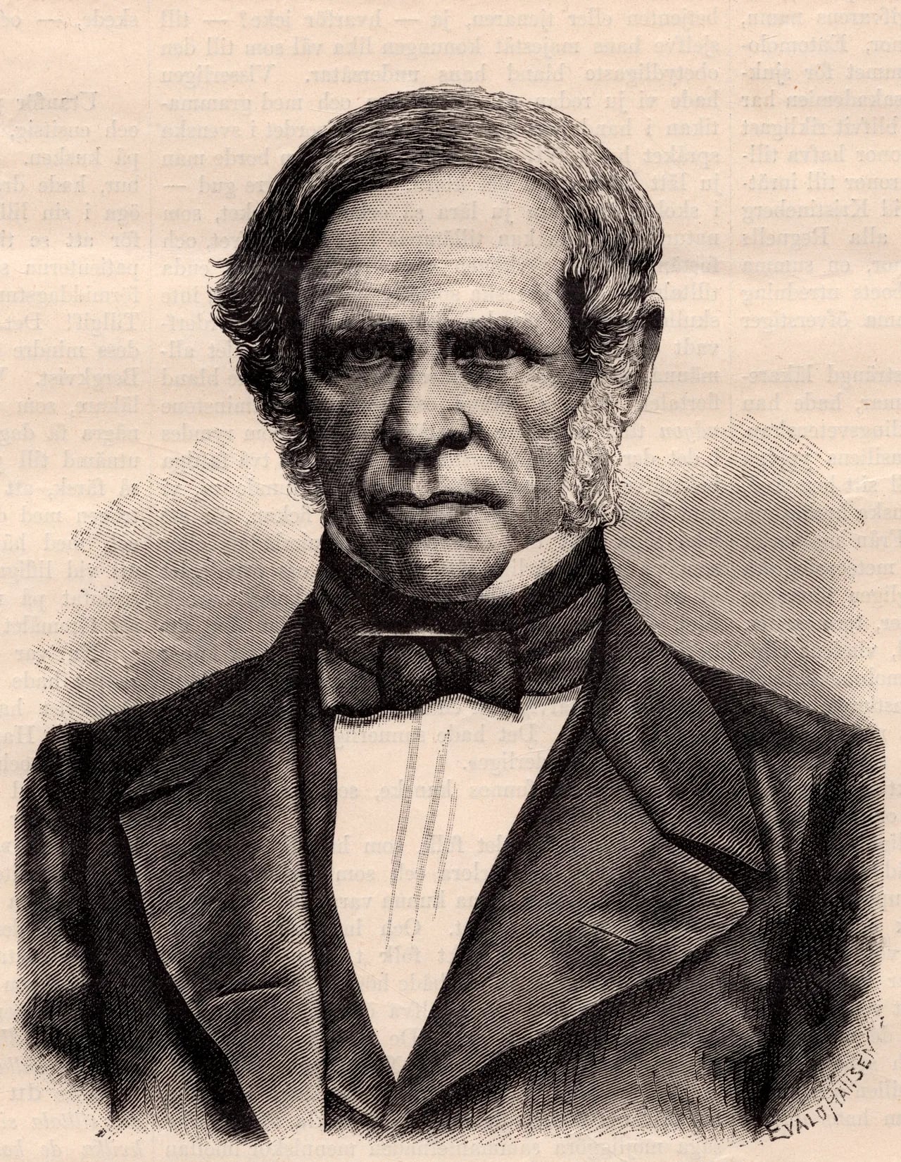 Porträt von Anders Fredrik Regnell (1807–1884) – Gedenkseite