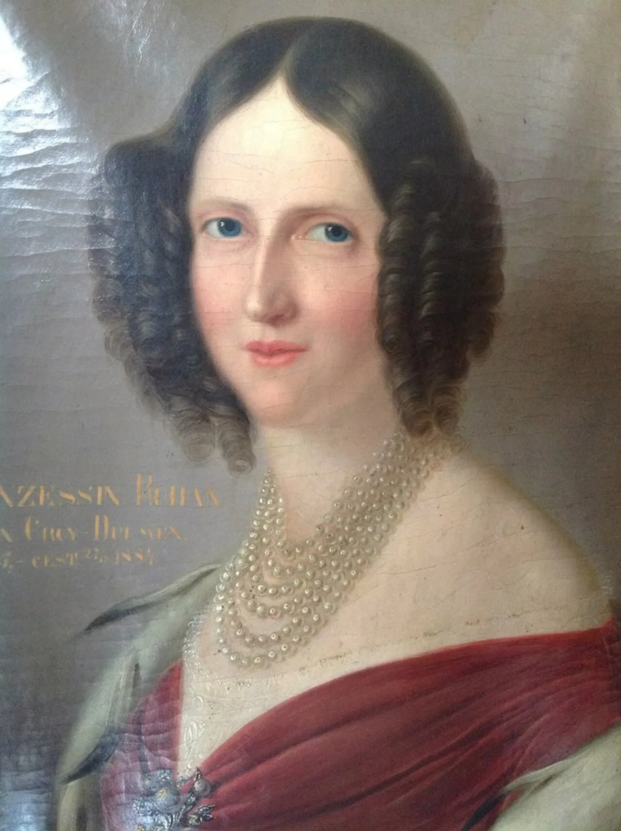 Porträt von Stephanie von Croÿ (1805–1884) – Gedenkseite