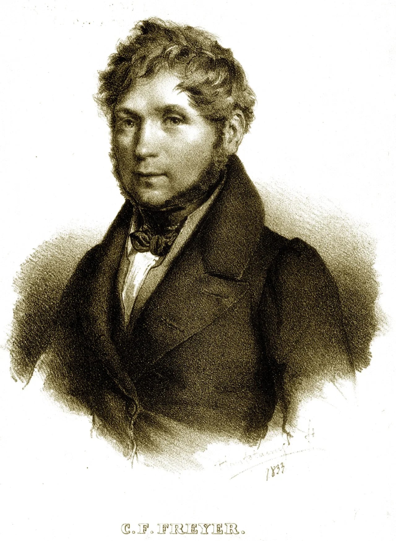 Porträt von Christian Friedrich Freyer (1794–1885) – Gedenkseite