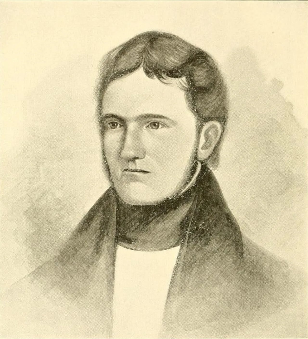 Portrait of Andrew Briscoe (1810–1849) – memorial page