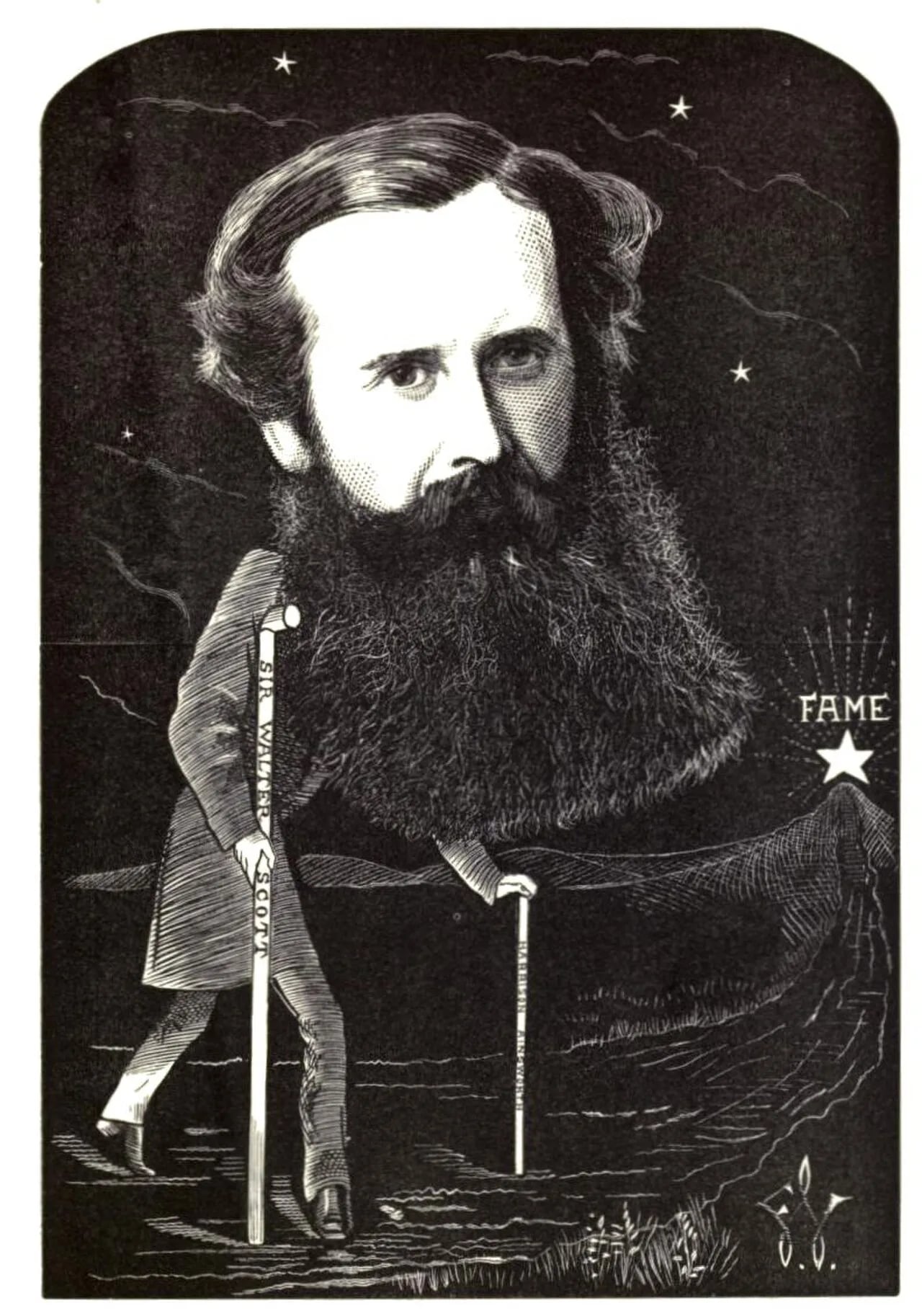 Porträt von Andrew Halliday (1830–1877) – Gedenkseite