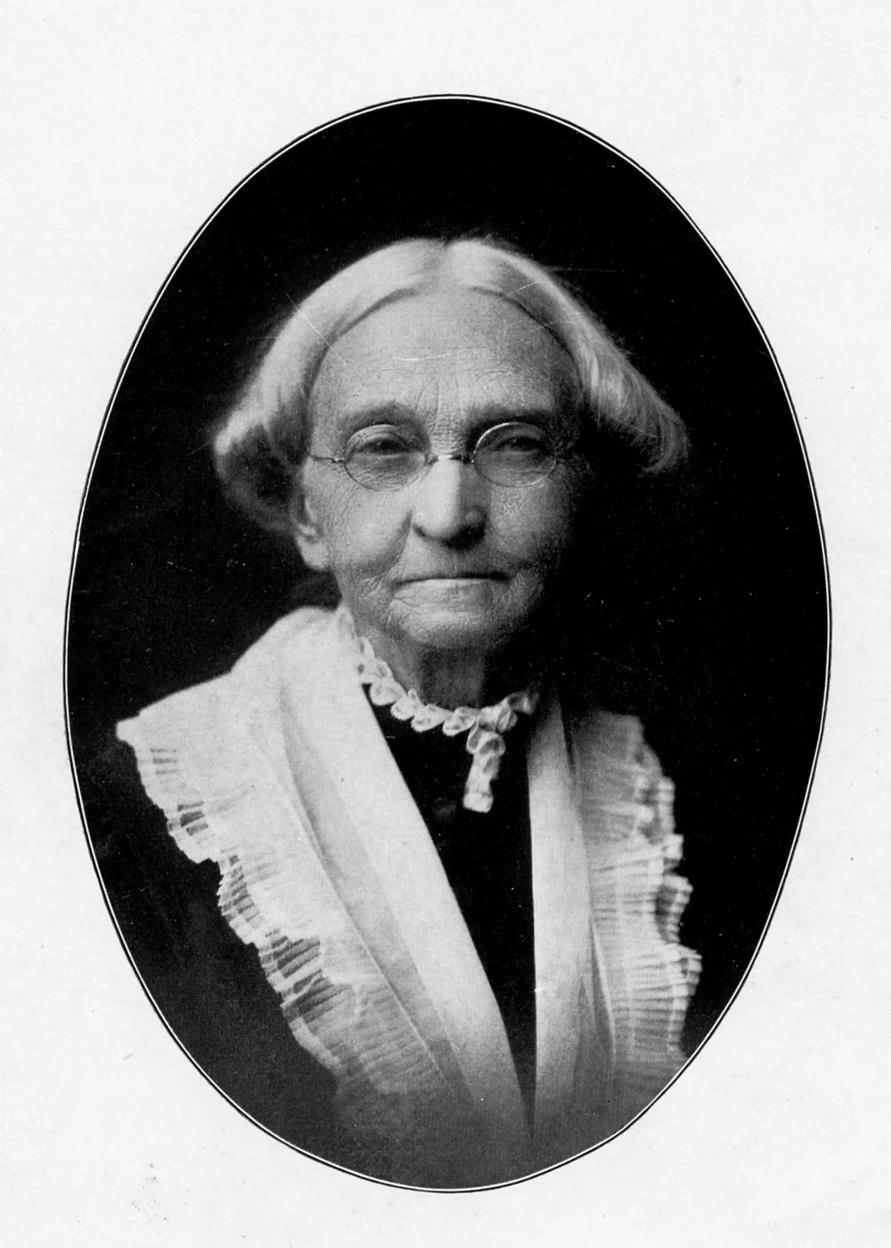 Porträt von Joanna P. Moore (1832–1916) – Gedenkseite