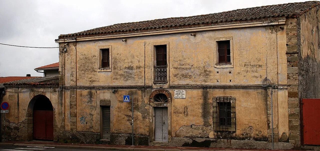 Porträt von Antioco Zucca (1870–1960) – Gedenkseite