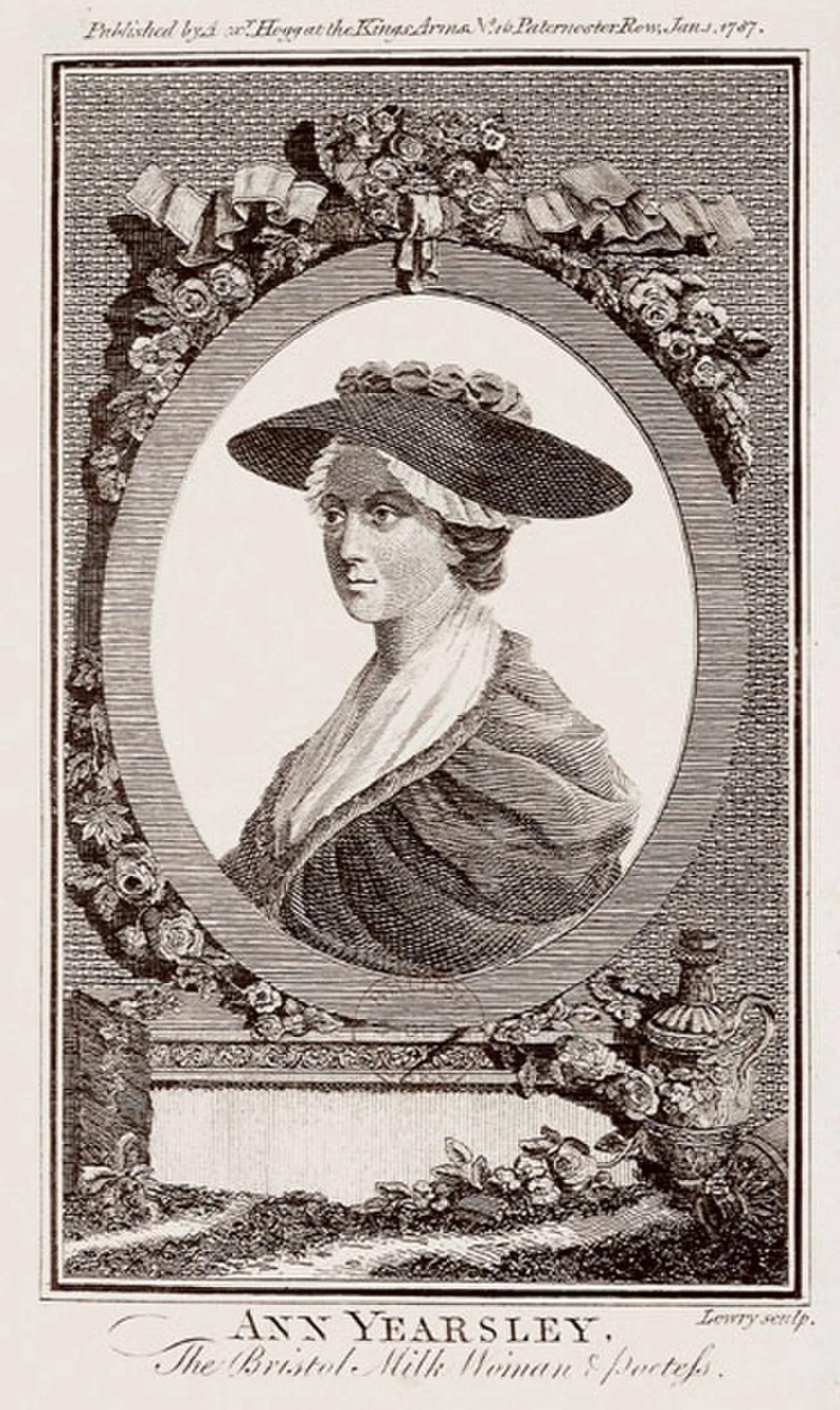 Porträt von Ann Yearsley (1753–1806) – Gedenkseite