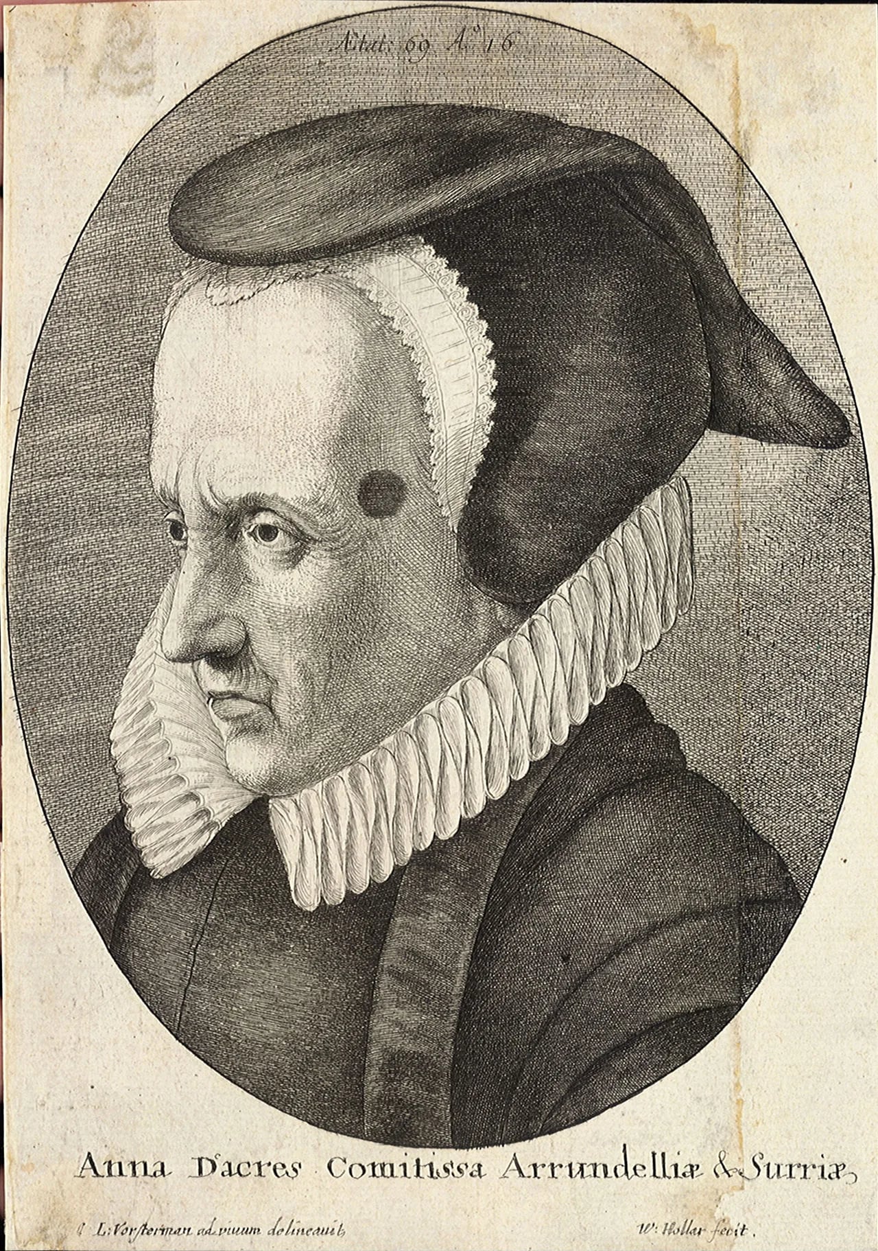 Portrait of Anne Howard (1557–1630) – memorial page