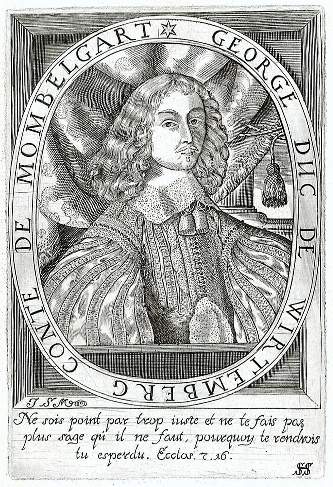 Porträt von Georg II. (1626–1699) – Gedenkseite
