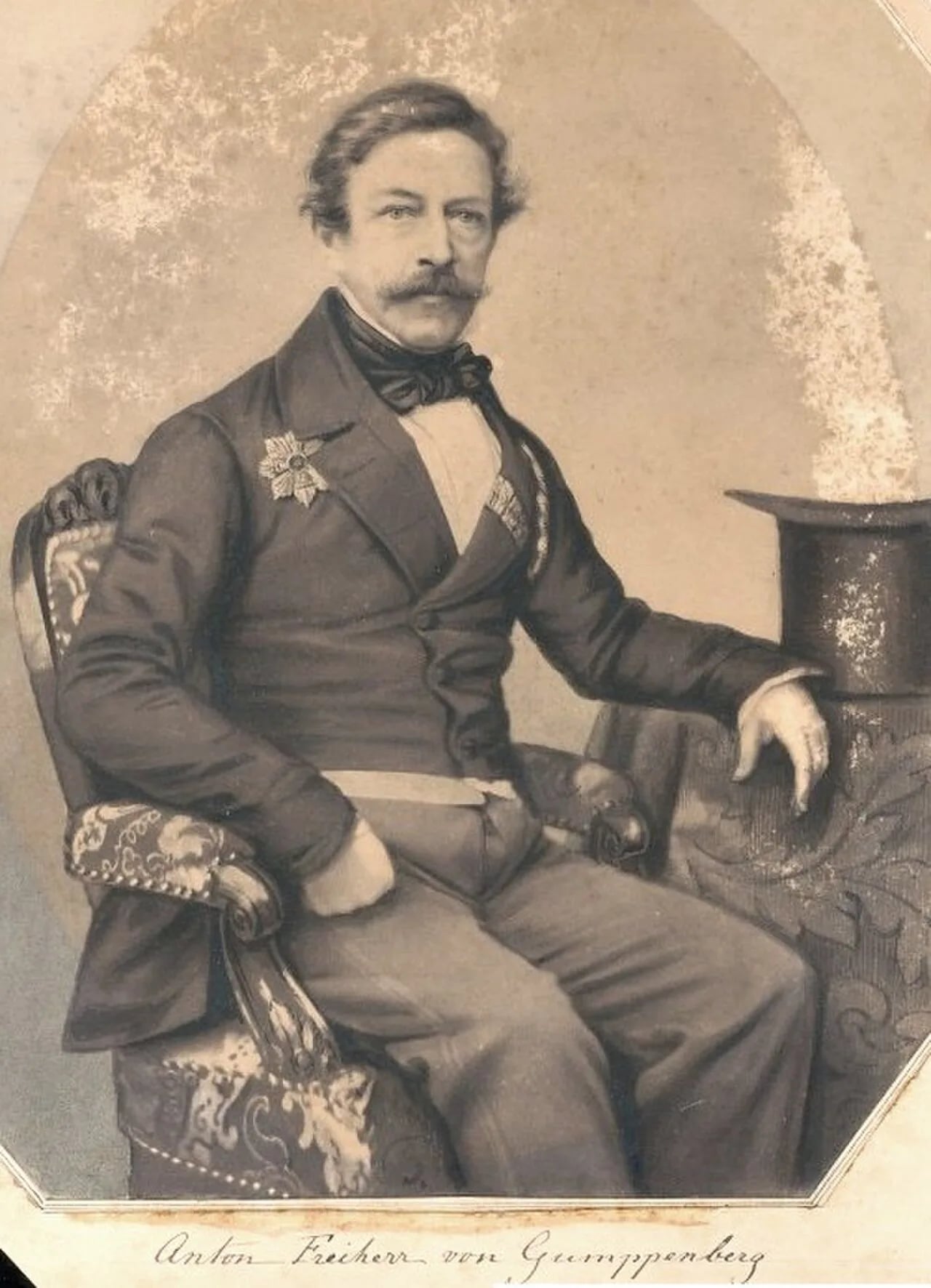 Portrait of Anton von Gumppenberg (1787–1855) – memorial page