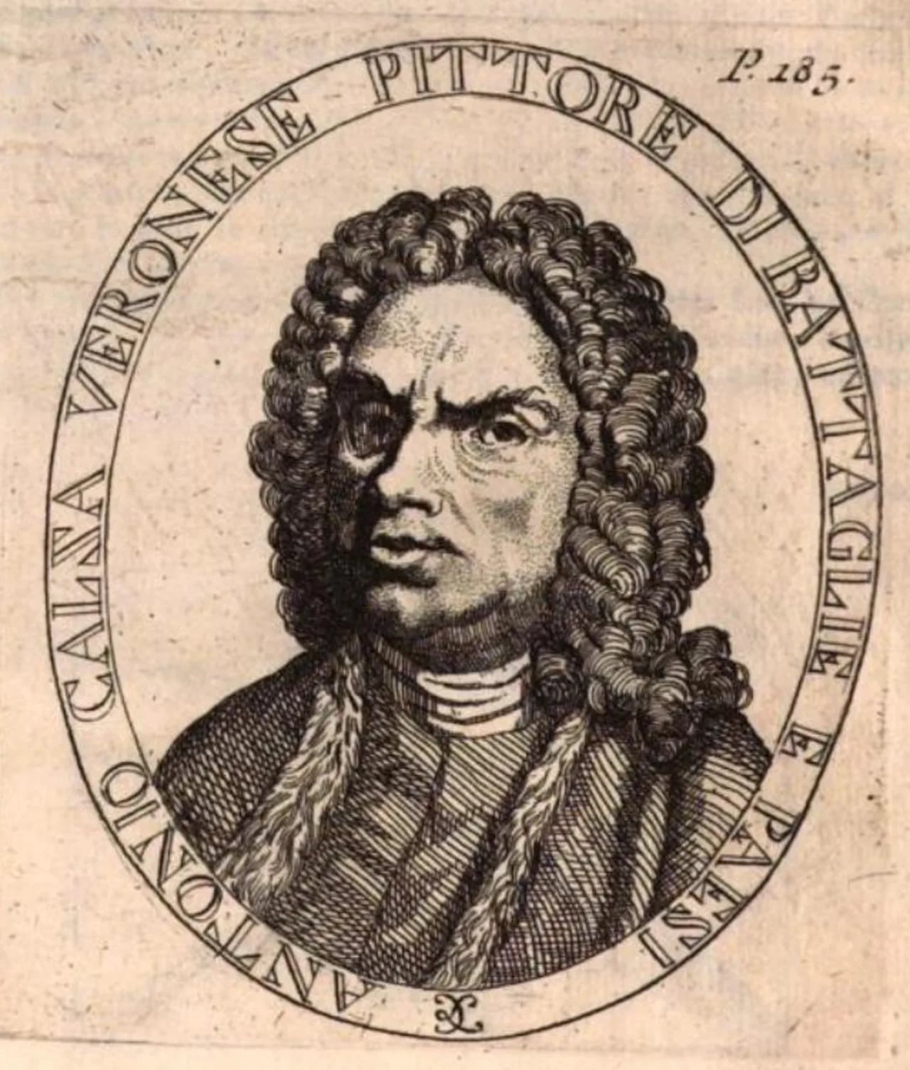 Portrait of Antonio Calza (1658–1725) – memorial page