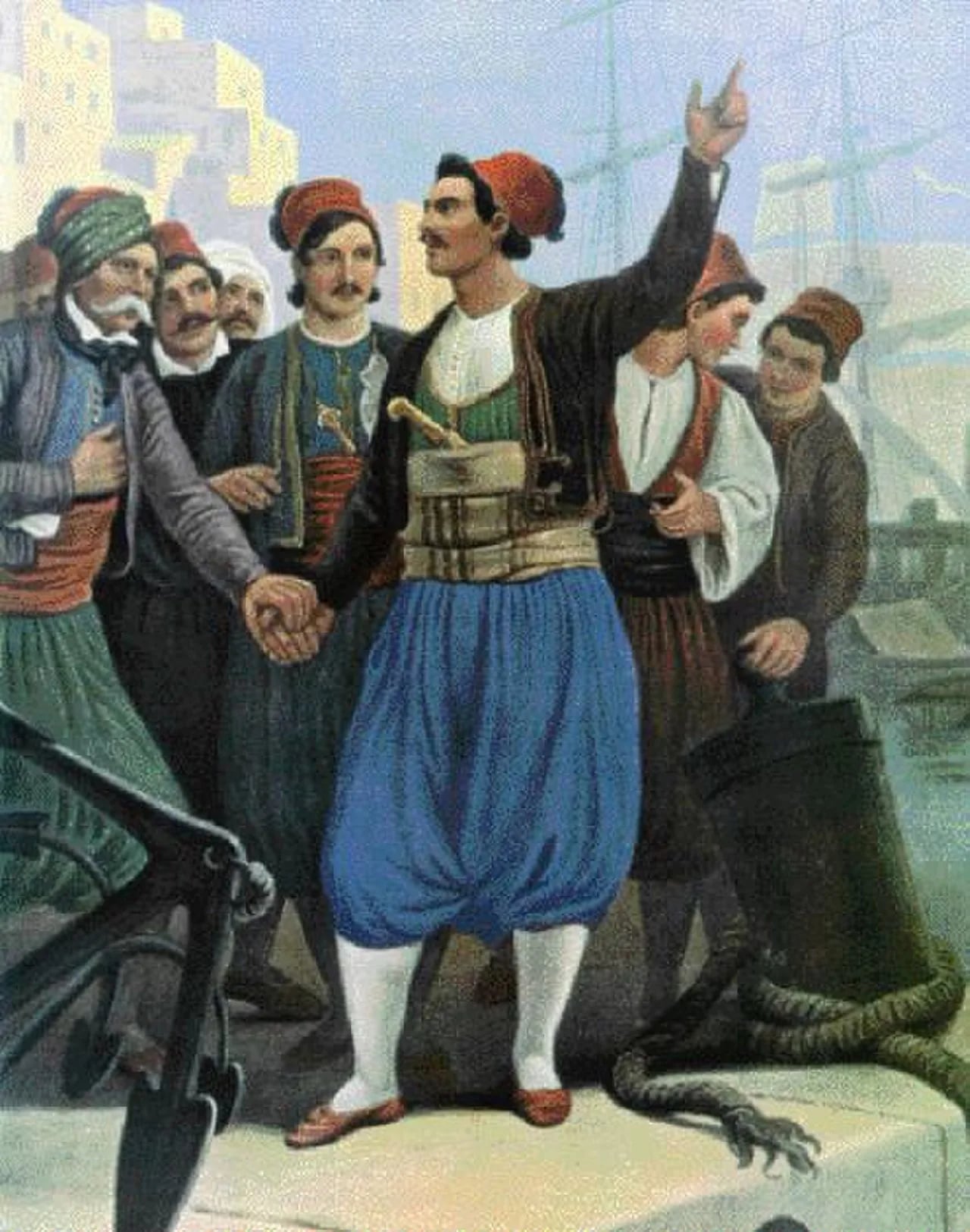 Portrait of Antonis Oikonomou (1785–1821) – memorial page