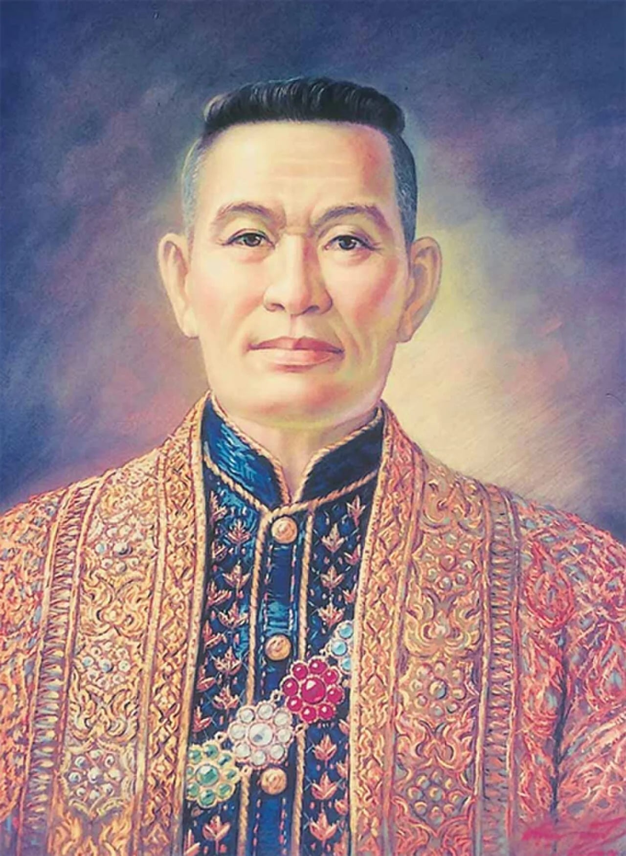 Porträt von Anurak Devesh, Deputy Viceroy of Rattanakosin (1746–1806) – Gedenkseite