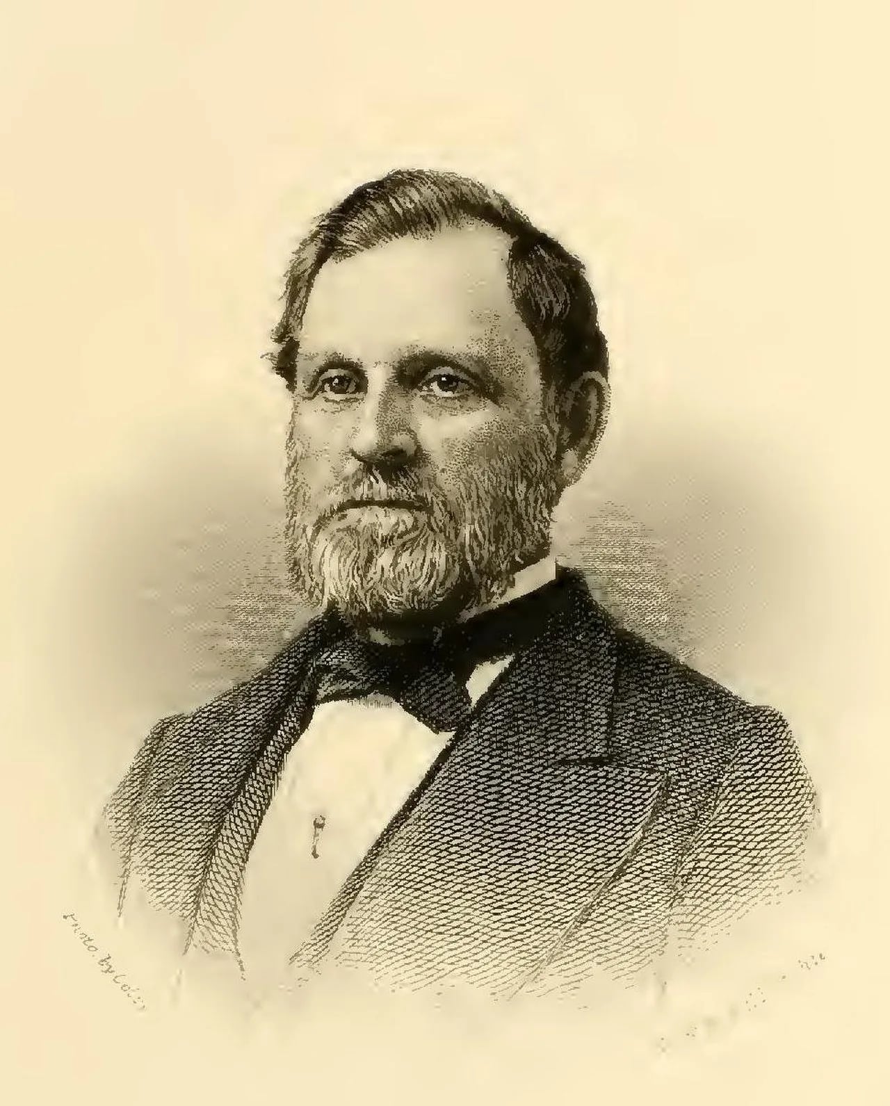 Porträt von Aretas Blood (1816–1897) – Gedenkseite