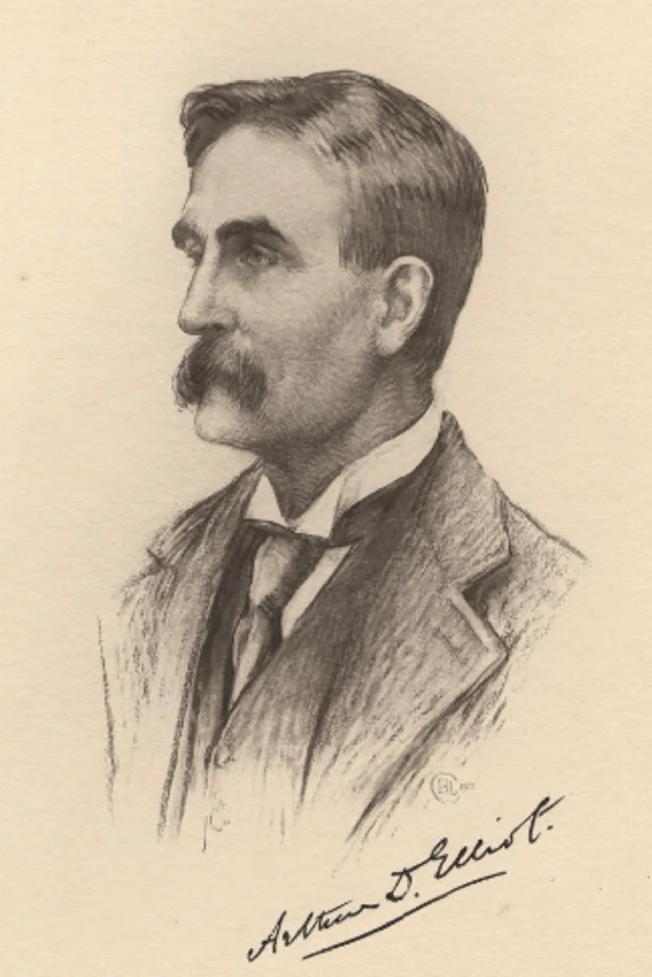 Porträt von Arthur Elliot (1846–1923) – Gedenkseite