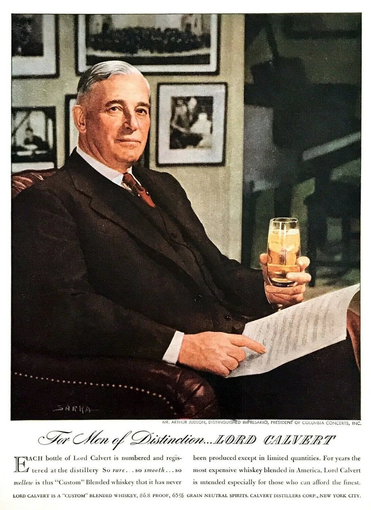 Porträt von Arthur Judson (1881–1975) – Gedenkseite