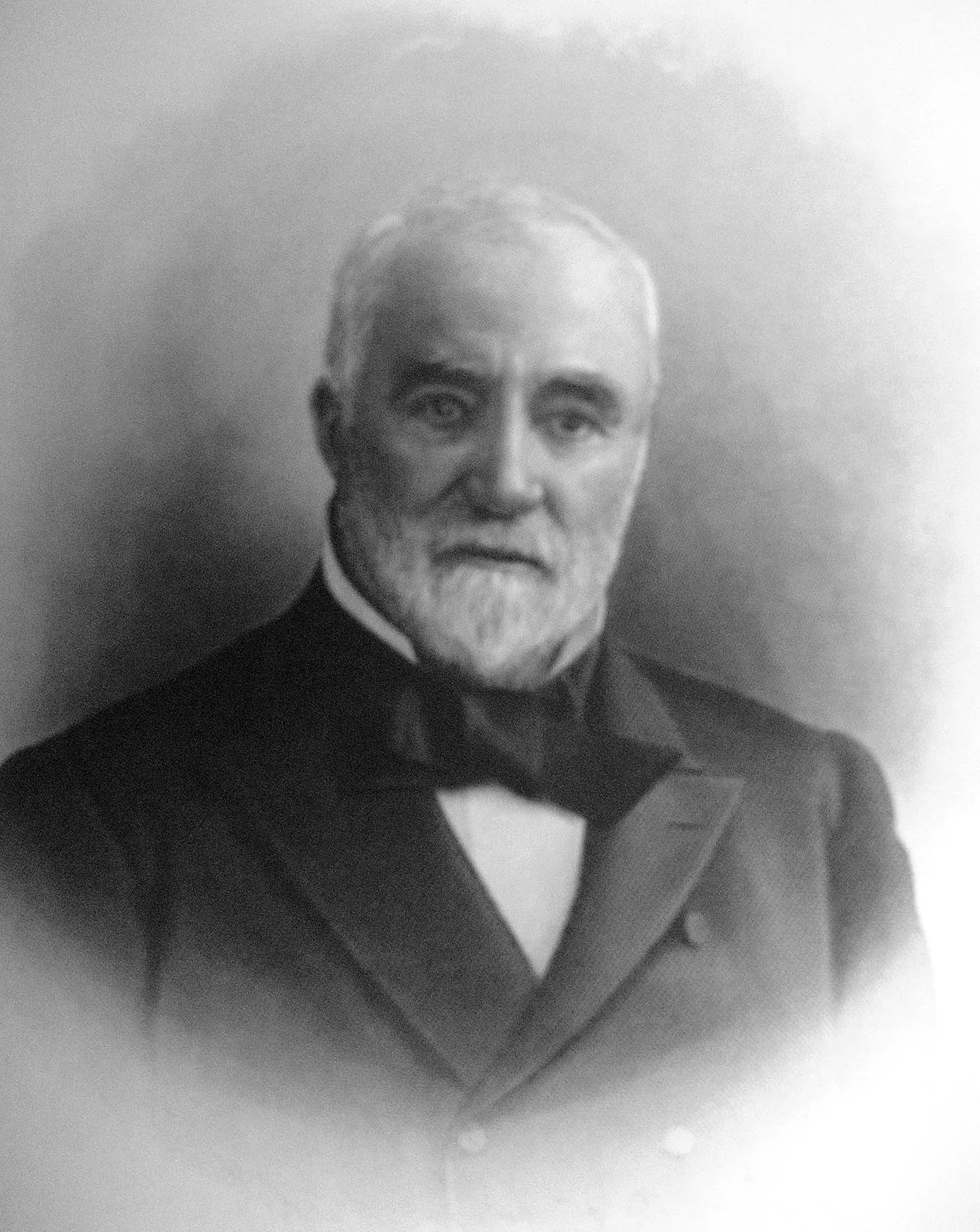 Porträt von Asahel Bush (1824–1913) – Gedenkseite