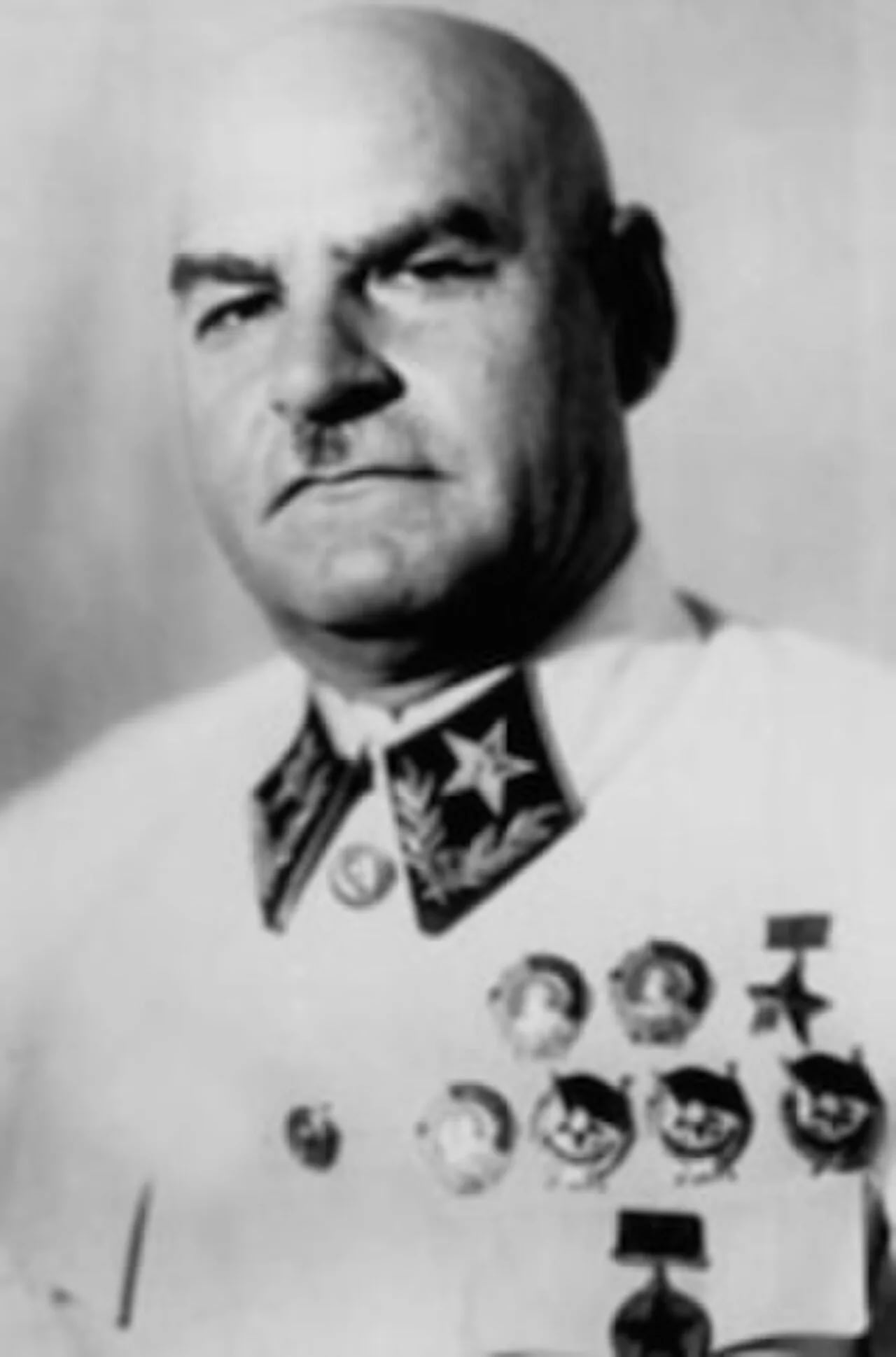 Porträt von Grigori Iwanowitsch Kulik (1890–1950) – Gedenkseite