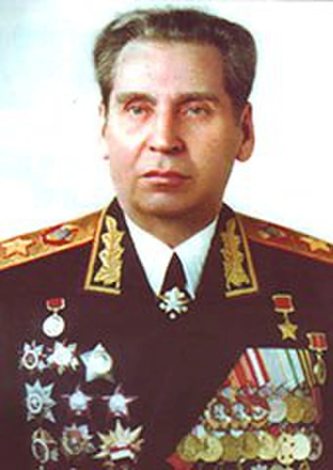 Porträt von Nikolai Wassiljewitsch Ogarkow (1917–1994) – Gedenkseite