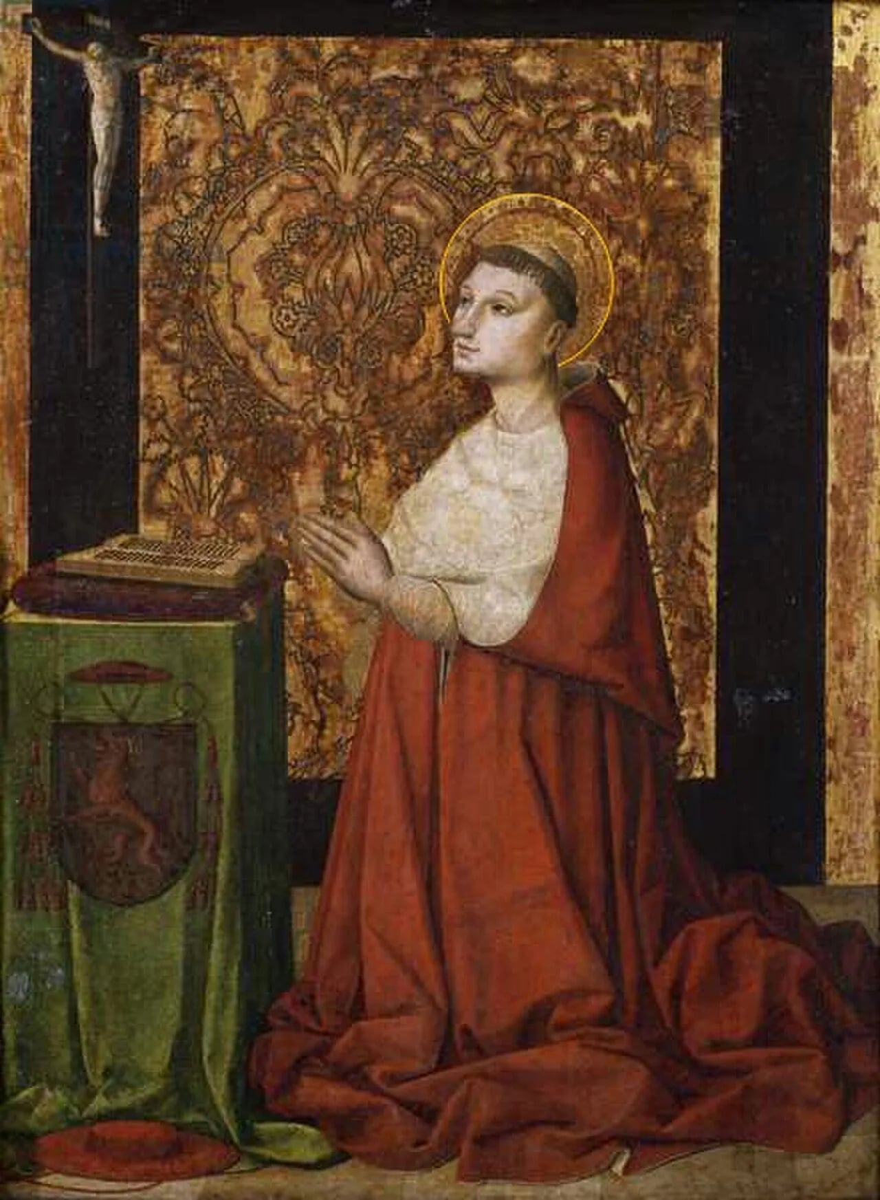 Porträt von Peter von Luxemburg (1369–1387) – Gedenkseite