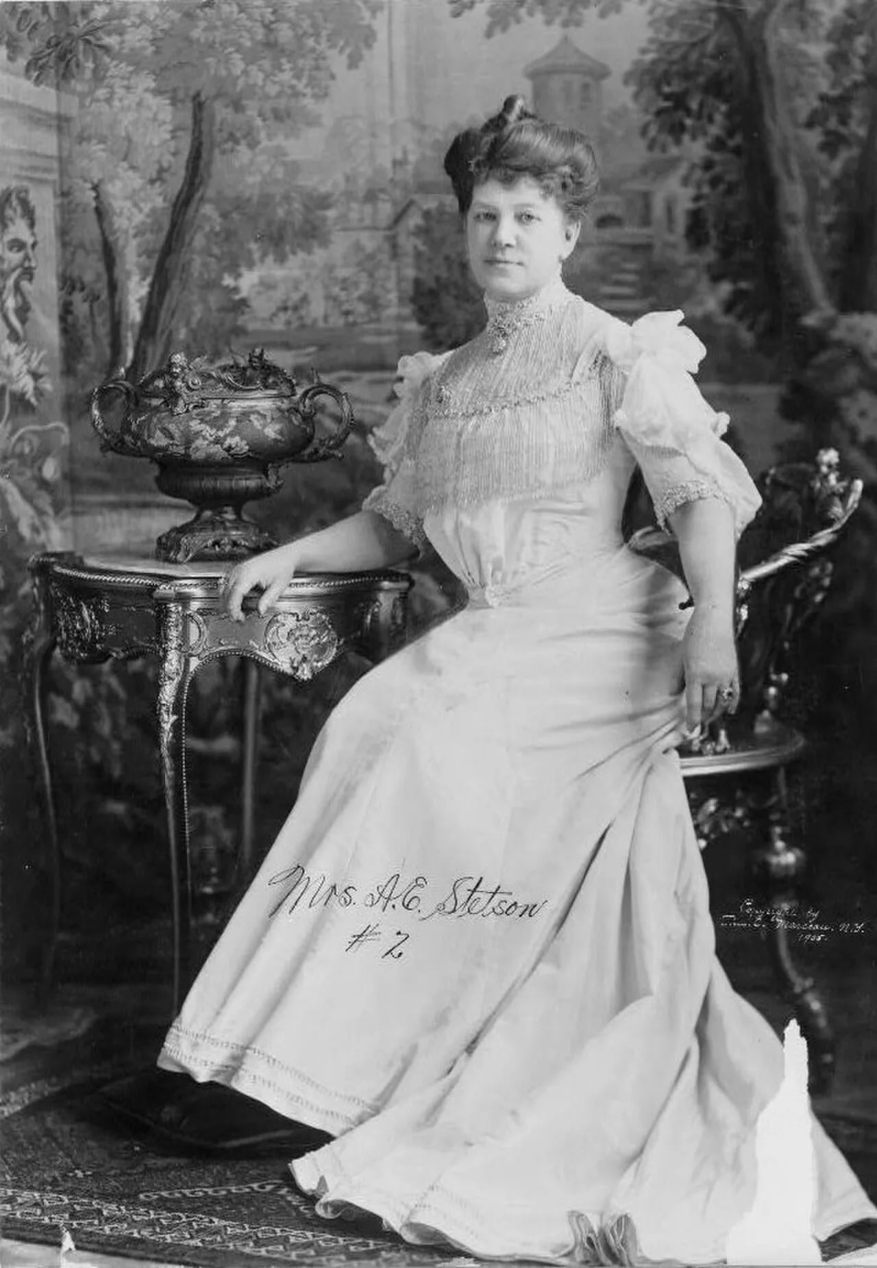 Portrait of Augusta Emma Stetson (1842–1928) – memorial page