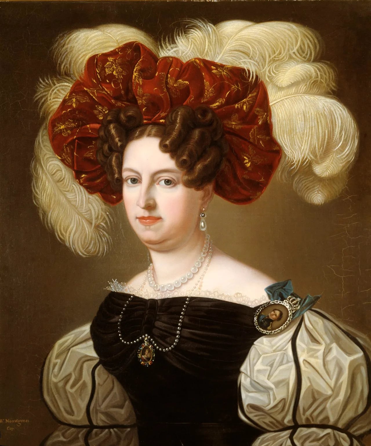 Porträt von Aurora Wilhelmina Koskull (1778–1852) – Gedenkseite