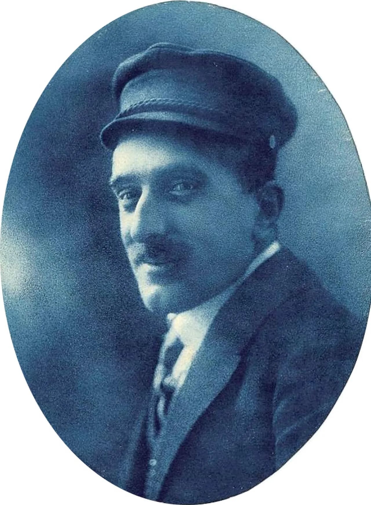 Porträt von Avgust Berthold (1880–1919) – Gedenkseite