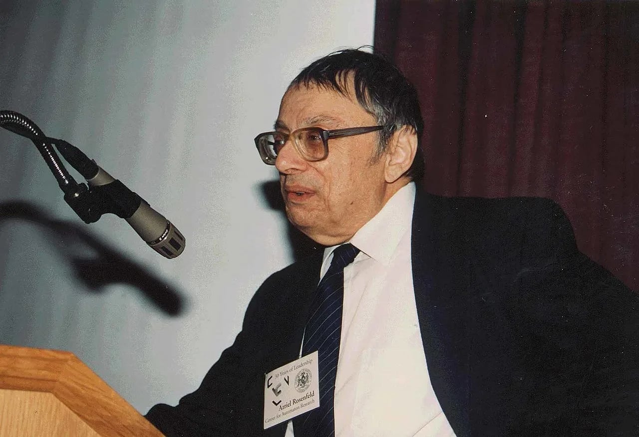 Portrait of Azriel Rosenfeld (1931–2004) – memorial page