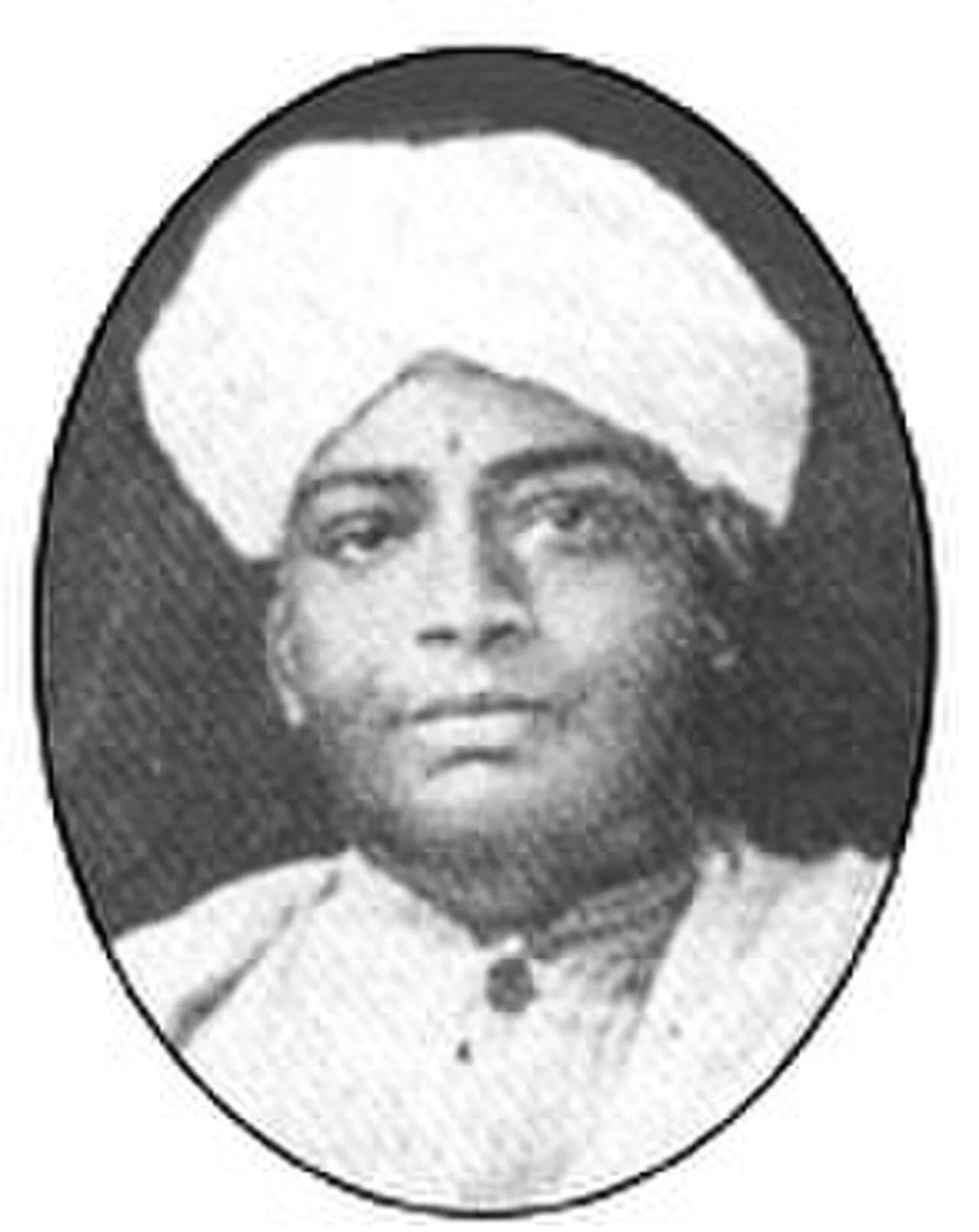 Porträt von B. R. Rajam Iyer (1872–1898) – Gedenkseite