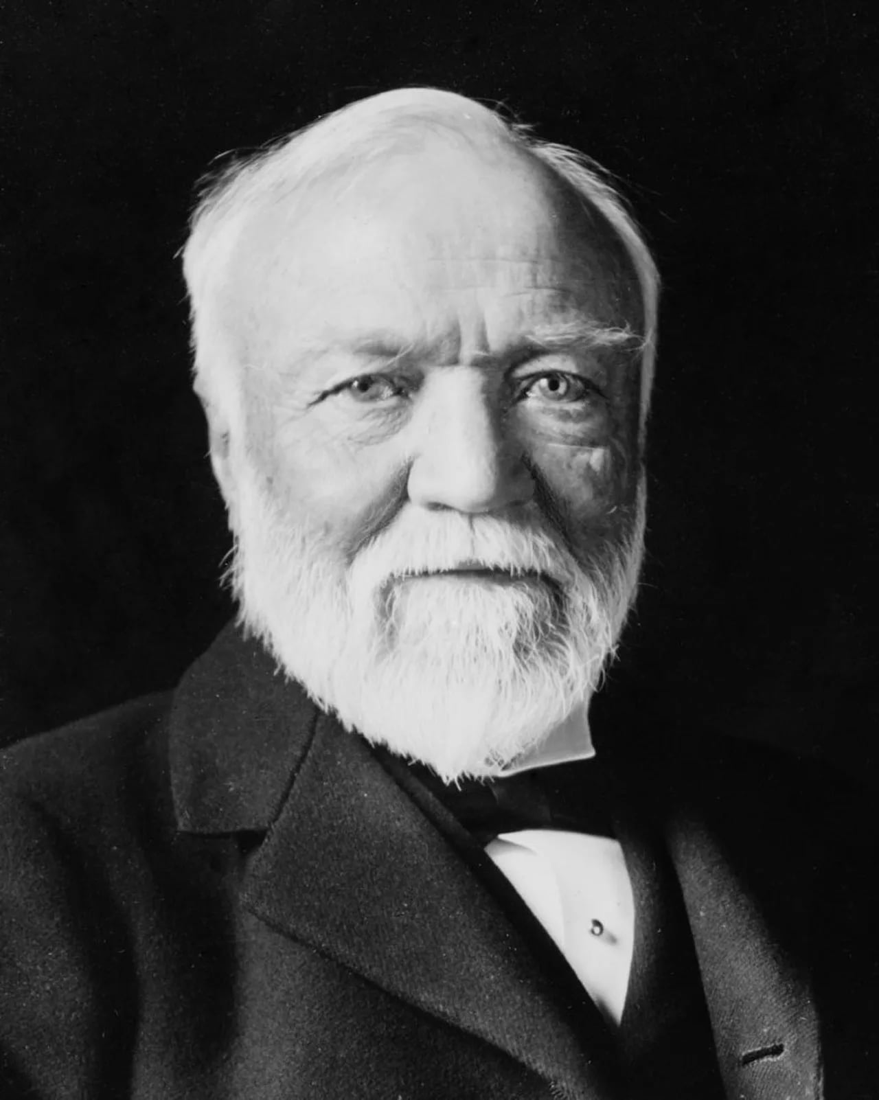 Porträt von Andrew Carnegie (1835–1919) – Gedenkseite
