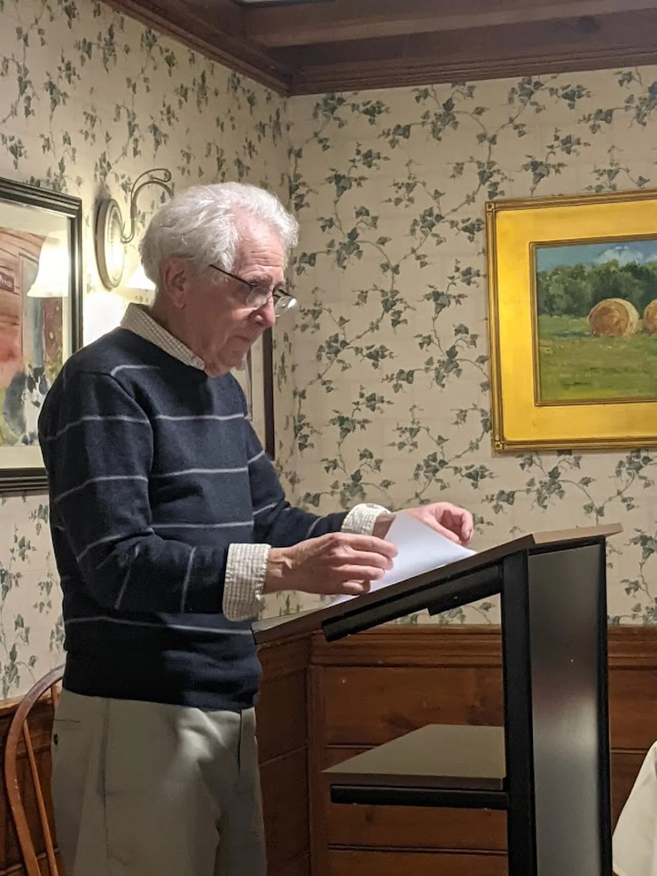 Porträt von Baron Wormser (1948–2025) – Gedenkseite