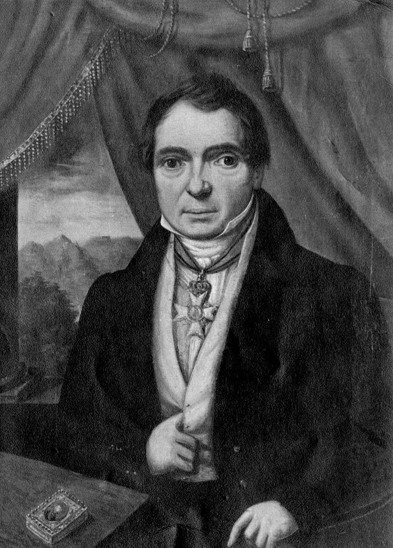 Porträt von Carl Ferdinand Heinrich von Ludwig (1784–1847) – Gedenkseite