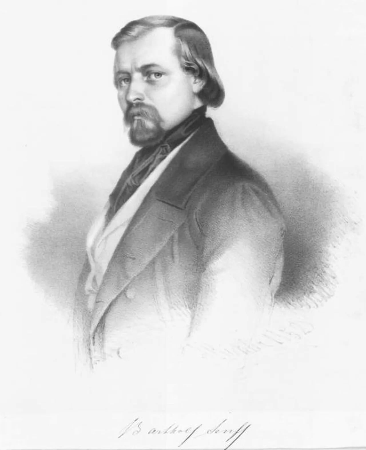 Porträt von Bartholf Senff (1815–1900) – Gedenkseite