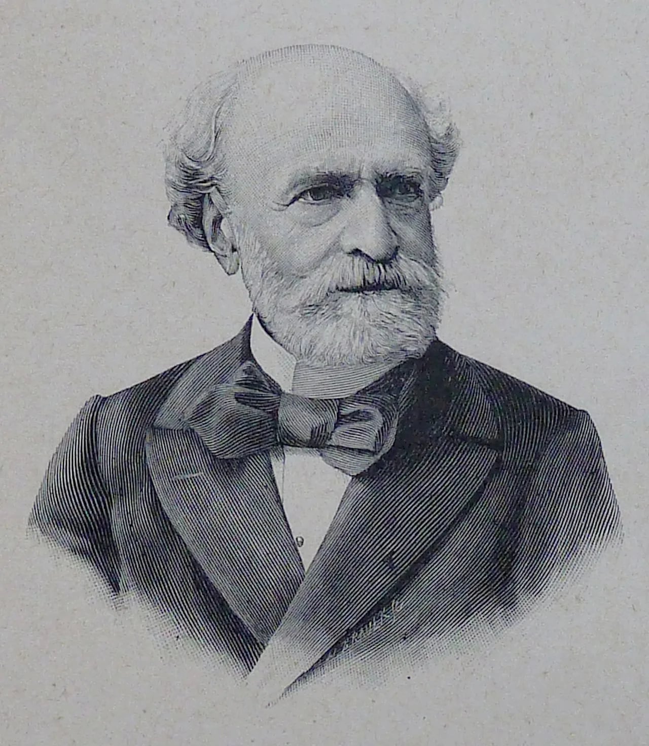 Porträt von Louis Aigoin (1817–1908) – Gedenkseite