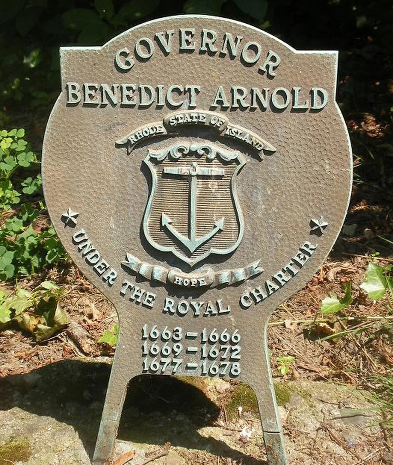Portrait of Benedict Arnold (1615–1678) – memorial page