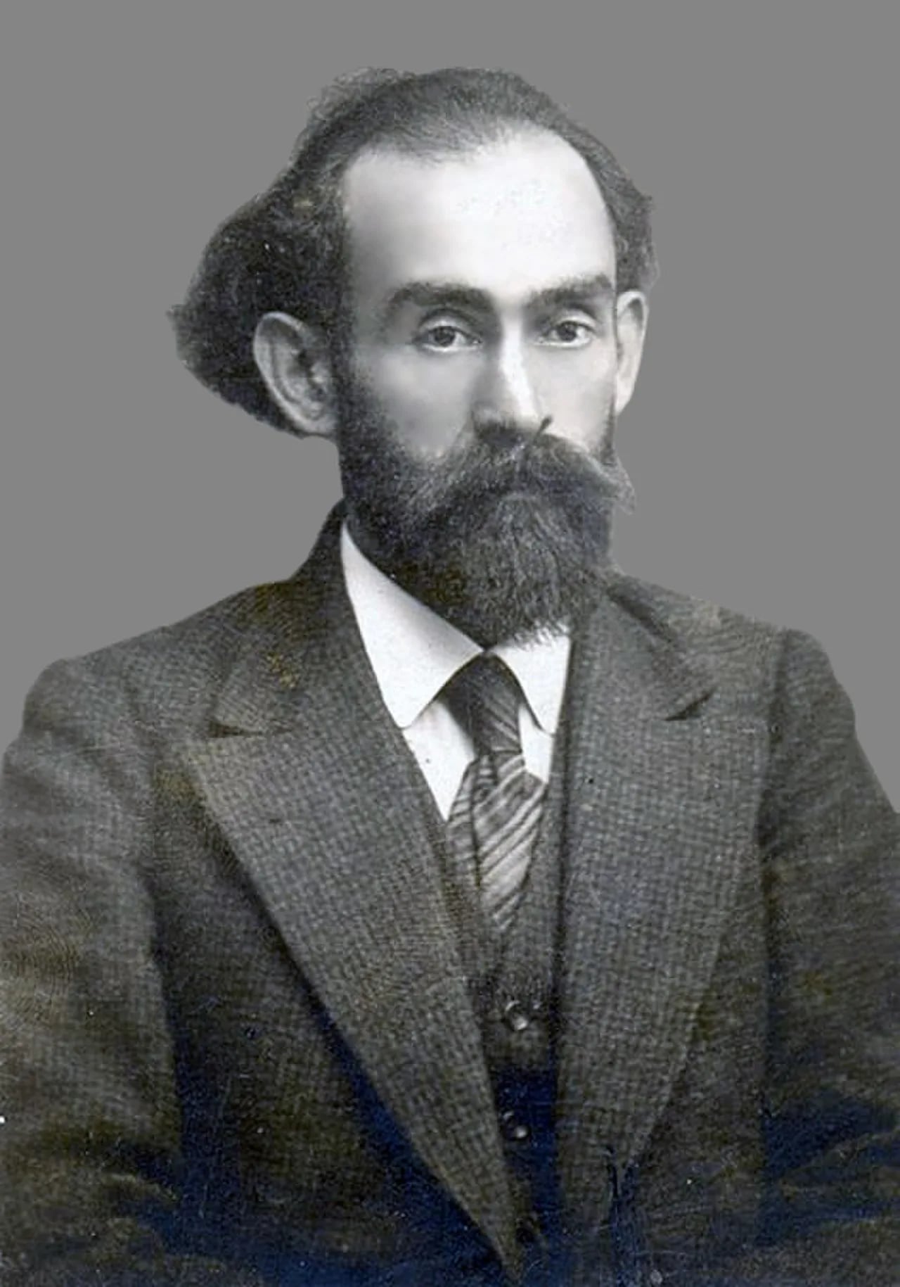 Porträt von Benia Chkhikvishvili (1880–1924) – Gedenkseite