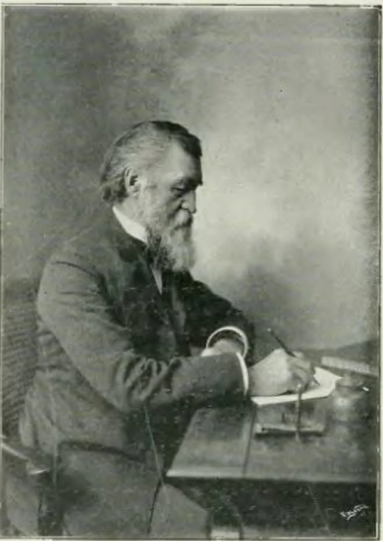 Portrait of Benjamin F. Gue (1828–1904) – memorial page