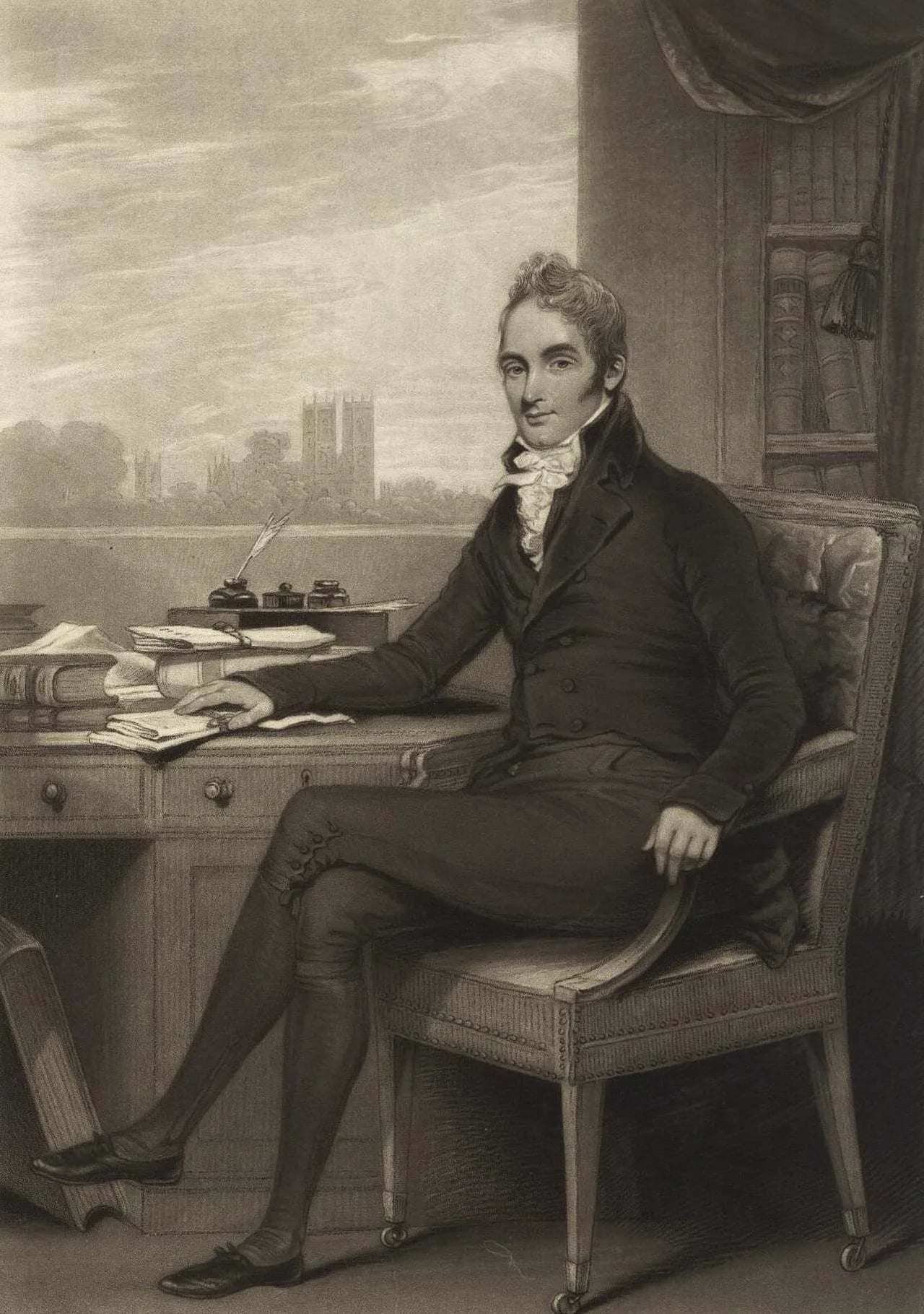 Porträt von Benjamin Hall (1777–1817) – Gedenkseite