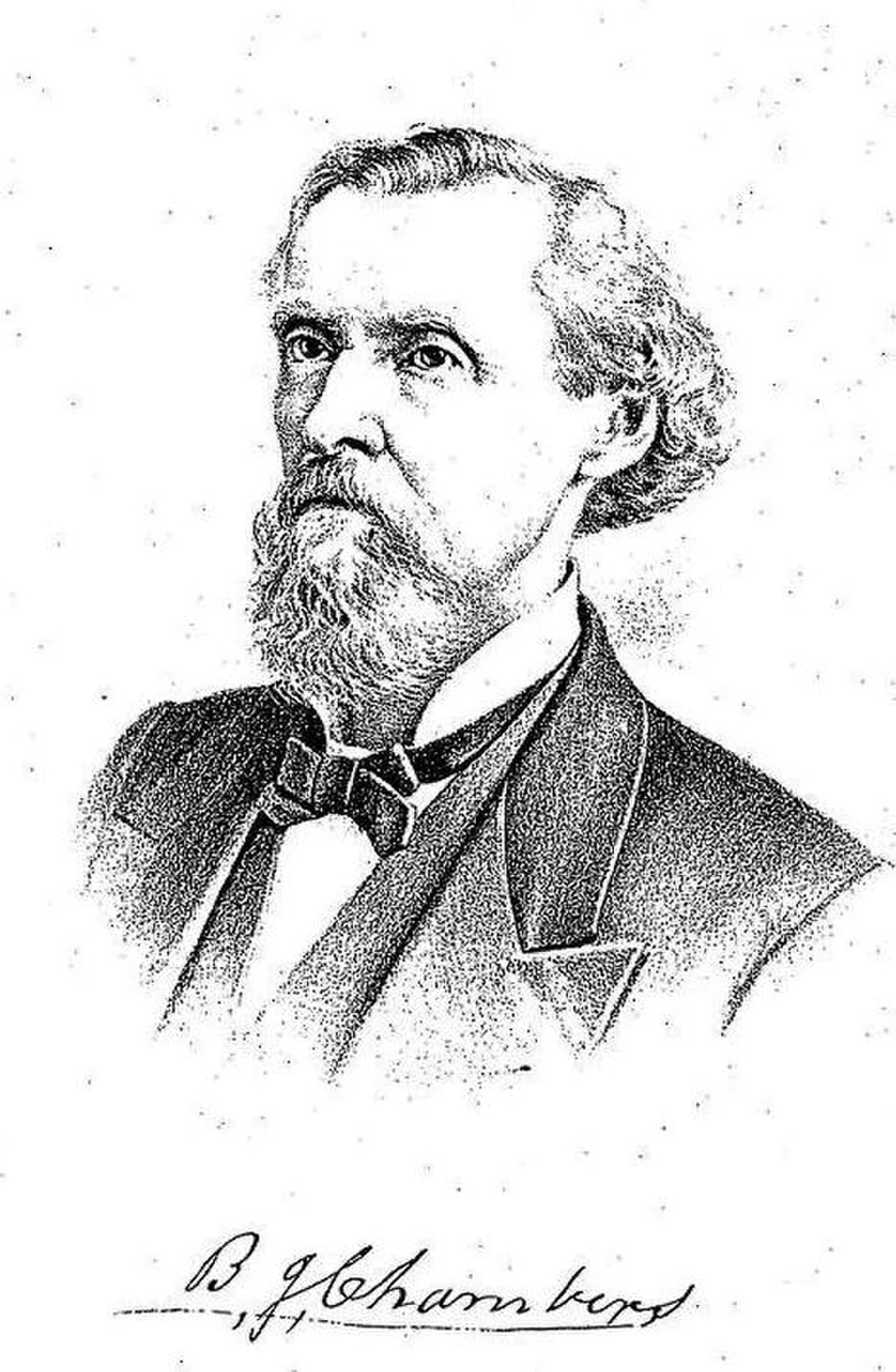 Portrait of Barzillai J. Chambers (1817–1895) – memorial page