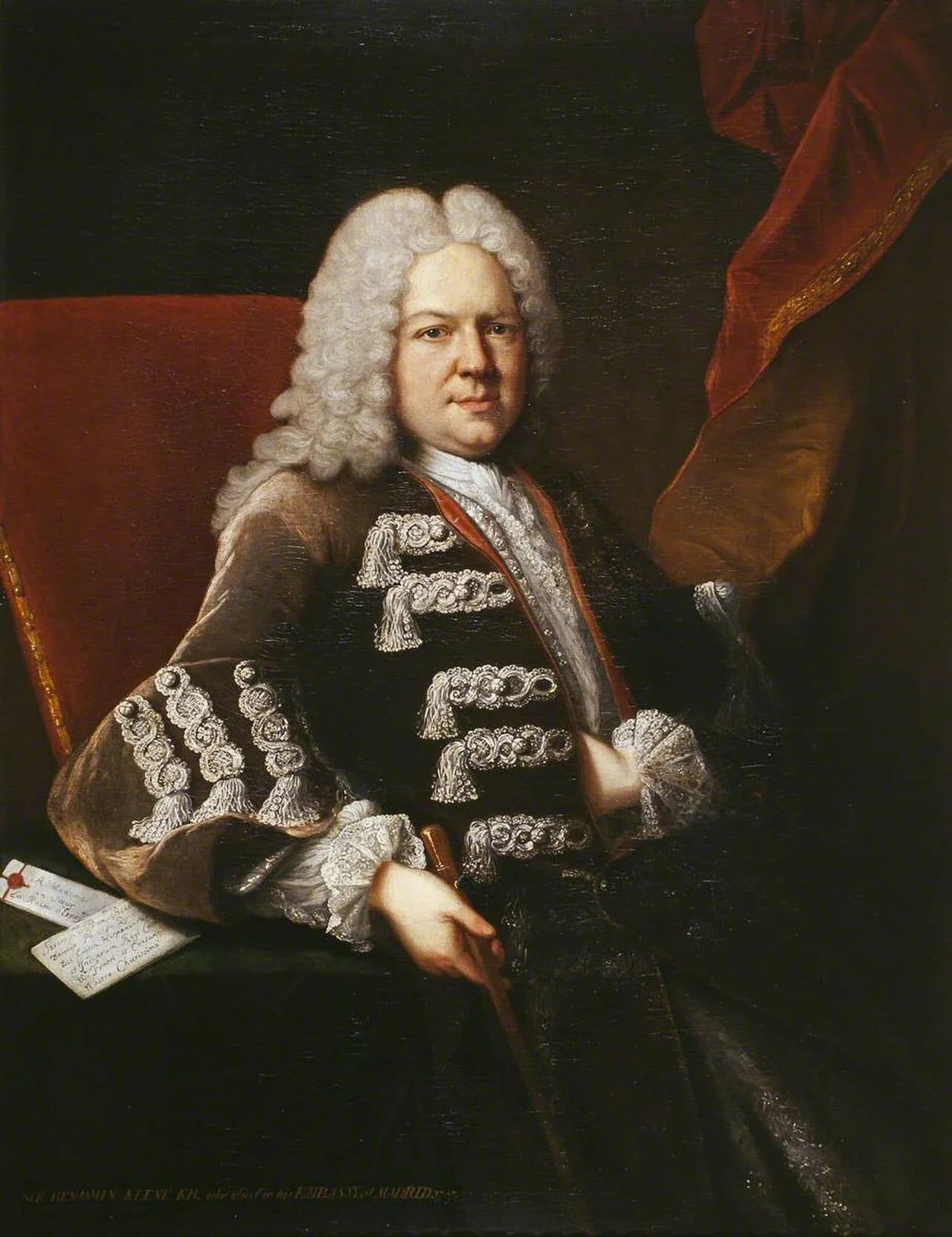 Porträt von Benjamin Keene (1697–1757) – Gedenkseite