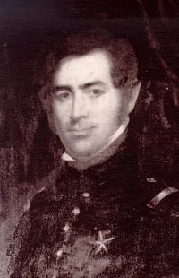 Porträt von Benjamin Milam (1788–1835) – Gedenkseite