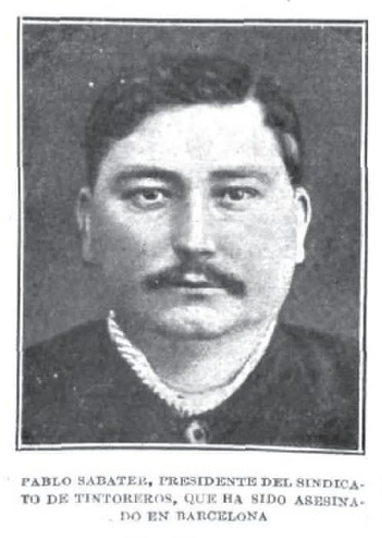 Porträt von Pau Sabater (1884–1919) – Gedenkseite