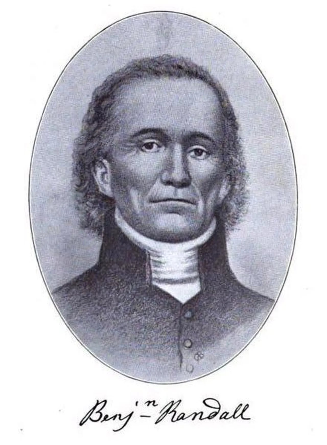 Porträt von Benjamin Randall (1749–1808) – Gedenkseite