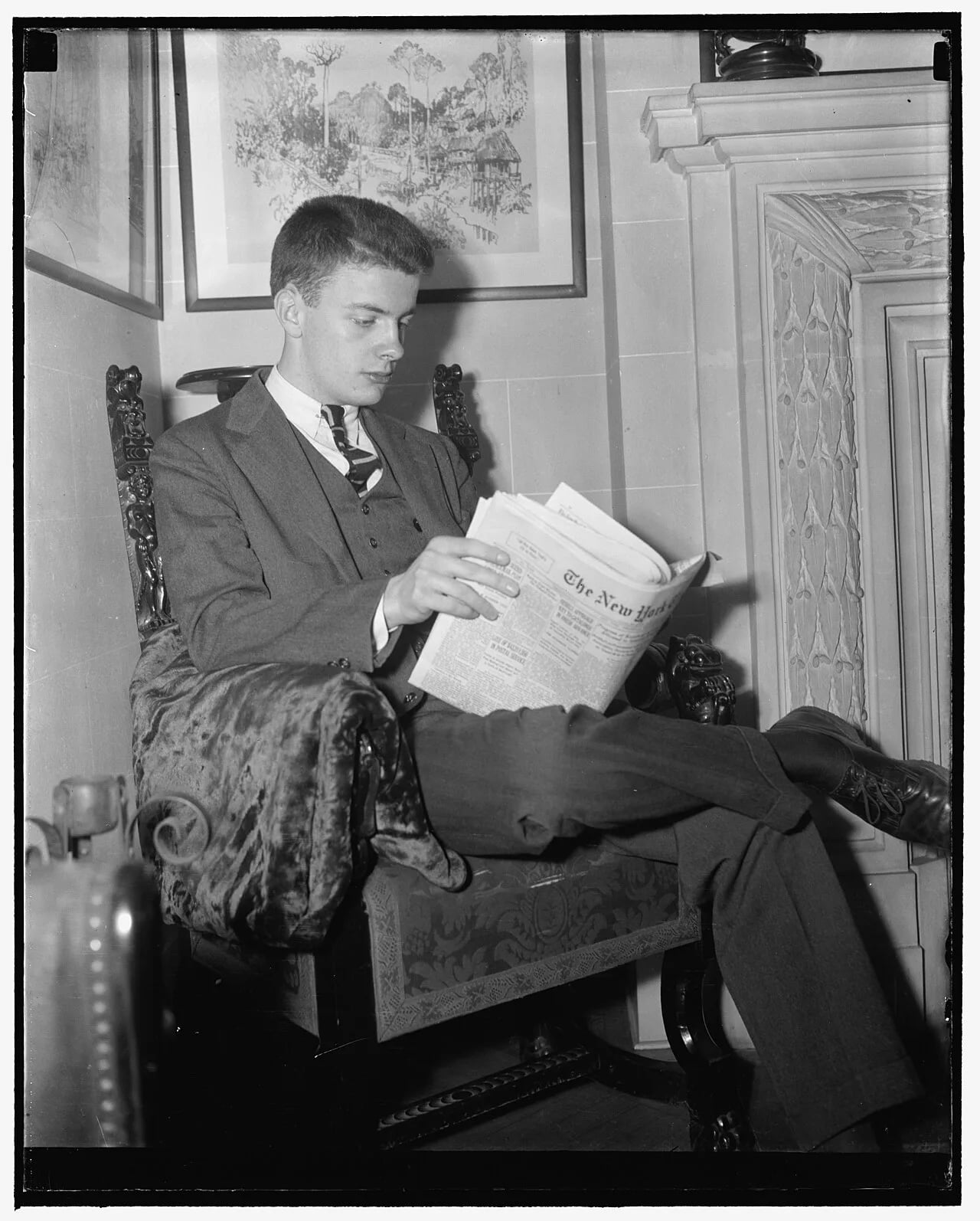 Portrait of Quentin Roosevelt (1897–1918) – memorial page