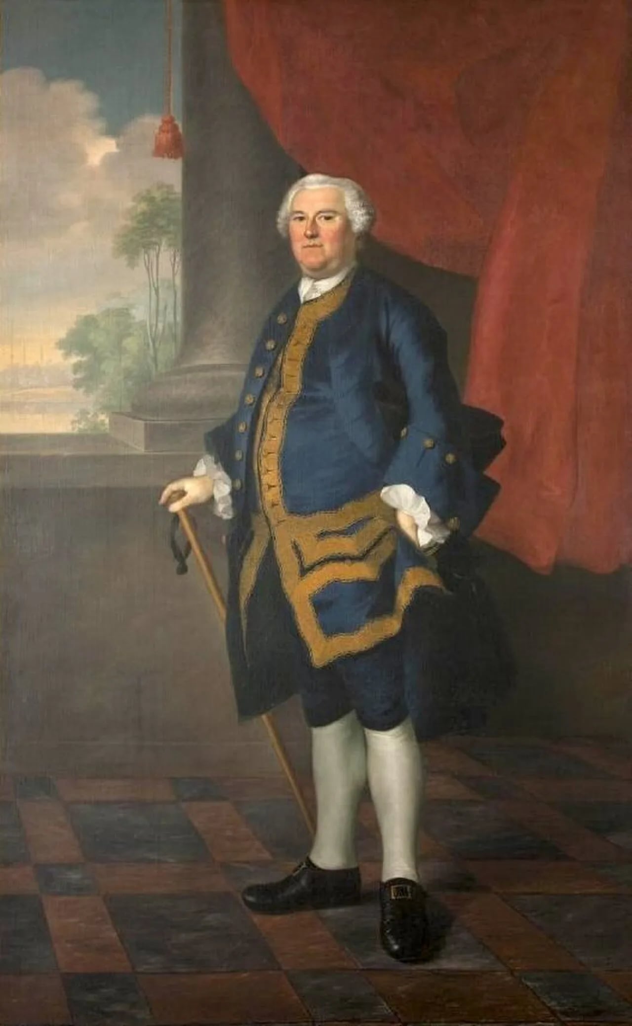 Porträt von Benning Wentworth (1696–1770) – Gedenkseite